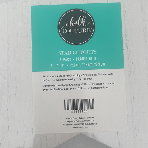 Star Cutouts. Home Decor. Great for crafting - Picture 2 of 2